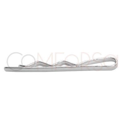 Sterling silver 925 tie clip 4 x 62.5mm