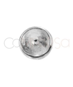Sterling silver 925 Ear post with cone Cap 3 mm
