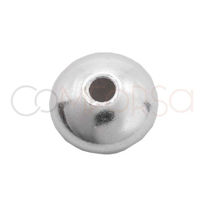 Sterling silver 925 Saucer bead round 3 mm (1 mm )