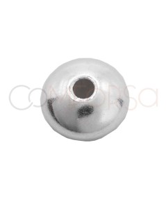 Sterling silver 925 Saucer bead round 3 mm (1 mm )