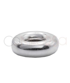 Sterling Silver 925 Donut 9mm (3.5)