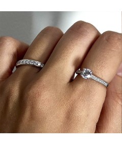 Sterling silver 925 zirconia ring