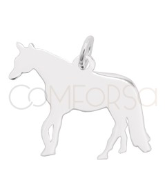 Dije caballo 21 x 15mm Plata 925