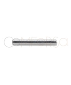 Sterling silver 925 Tube 1.5 mm (outside diameter) x 15 mm (length)