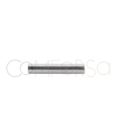 Sterling silver 925 Tube 1.5 mm (outside diameter) x 8 mm (length)