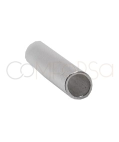 Sterling silver 925 Tube 2 mm (ext diameter) x 10 mm (length)
