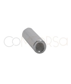 Tubo 0.9 (int) x 4 mm plata 925 ml