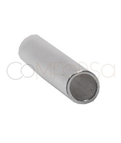 Sterling silver 925 Tube 3 mm (ext diameter) x 10 mm (length)