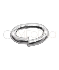 asa ovalada abierta 2.5 x 4mm plata 925ml