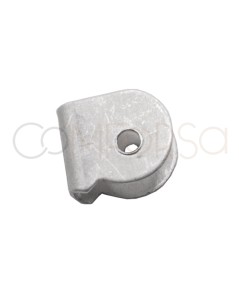 Castaña 3.5 x 4mm plata 925 ml