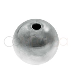 Sterling silver 925 smooth ball 14 mm