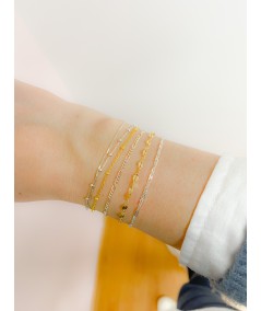 Sterling silver 925 Singapore bracelet (2.2mm) 15cm + 3cm