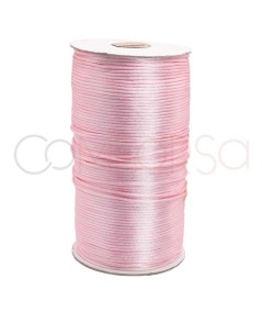 Pink satin cord 2mm