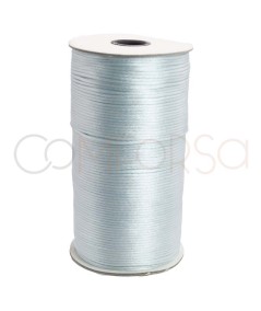 Light blue satin cord 2mm