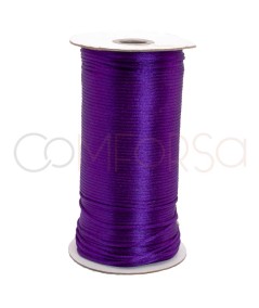 Pulm colored satin cord 2mm