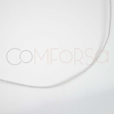 Silver Japanese Silk Choker 40cm