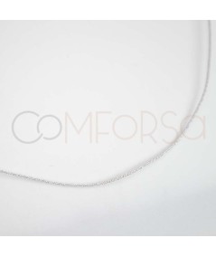 Silver Japanese Silk Choker 40cm