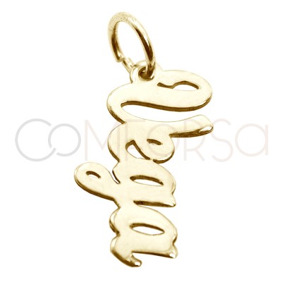 Sterling silver 925 upright name laser pendant