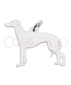 Dije Galgo 25 x 30mm Plata 925