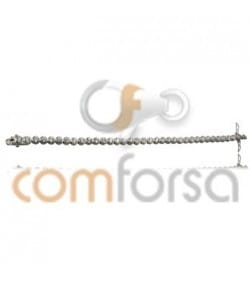 Pulsera plata 925 ml con circonitas redo