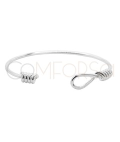 Pulsera nudo Lariat Plata 925