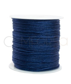 Navy blue braided nylon 1mm