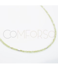 Gargantilla piedras Peridoto Plata 925