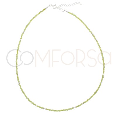 Gargantilla piedras Peridoto Plata 925