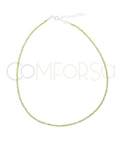 Gargantilla piedras Peridoto Plata 925