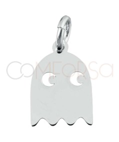 Sterling silver 925 Muncher ghost pendant 8 x 12mm