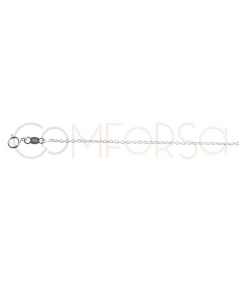 Sterling silver 925 choker with square plates
