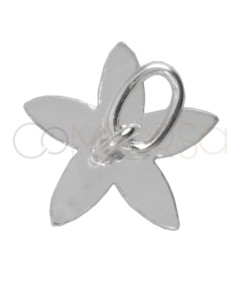 Sterling silver 925 Star-shaped stone fitting 10 x 8 mm