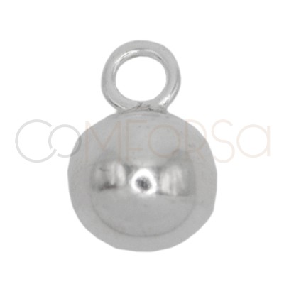 Bola con anilla 8mm plata 925ml