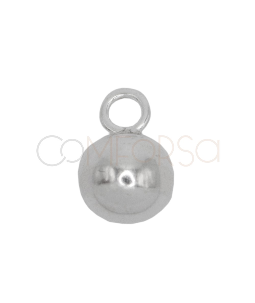 Bola con anilla 6mm plata 925ml