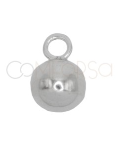 Bola con anilla 6mm plata 925ml