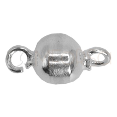 Bola con anillas 6mm plata 925ml