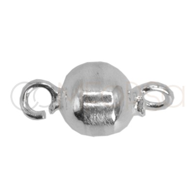 Bola con anillas 4mm plata 925ml