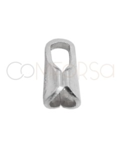 Terminal redondo 2mm plata 925 ml