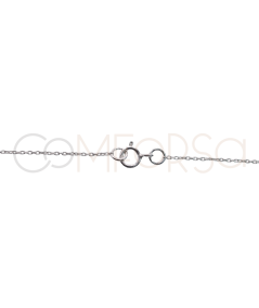 Gold-plated sterling silver 925 cable cut chain with jumprings