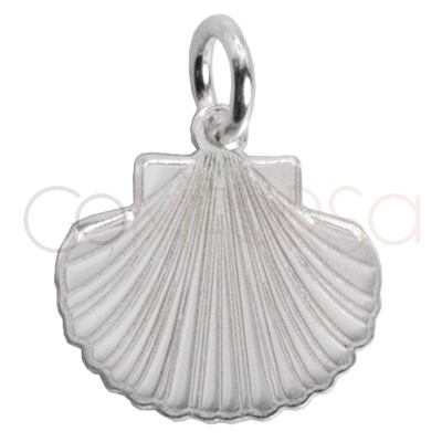 Gold-plated sterling silver 925 Santiago Shell pendant 12mm