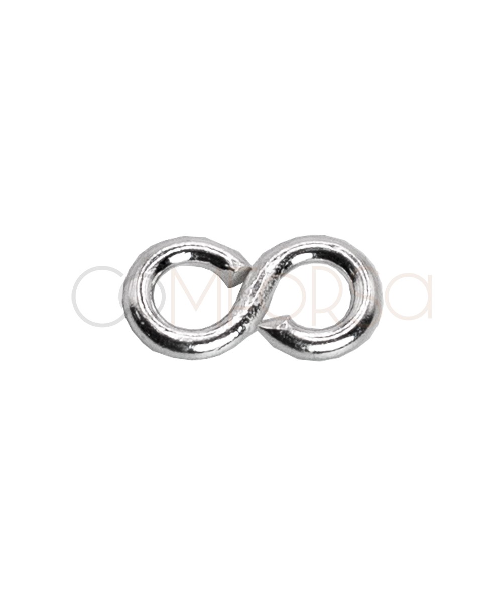 Anilla doble 4mm abierta plata 925ml