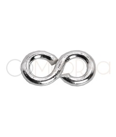 Sterling silver 925 Open double jumpring 4 mm