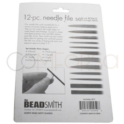 12 files set - The Beadsmith