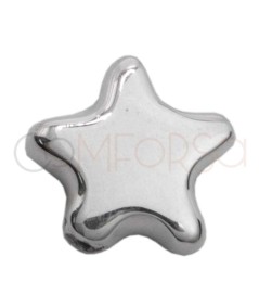 Sterling silver 925 Star spacer 8.8 x 8.5 mm