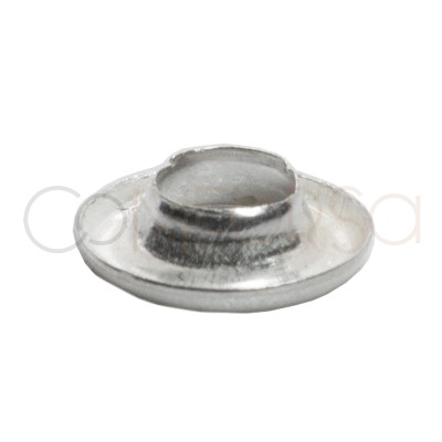 Tapón para fimo 9mm plata 925ml