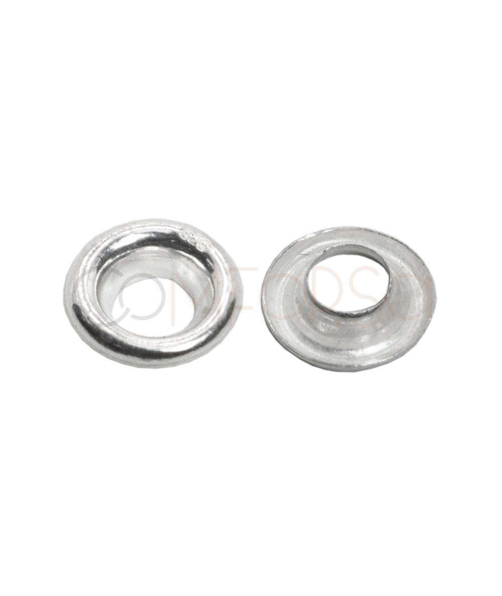 Tapón para fimo 9mm plata 925ml