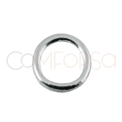 Anilla soldada 4mm exterior (0.8mm) plata 925ml