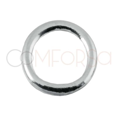 Anilla soldada 6,5 mm ext (0.8) plata 925