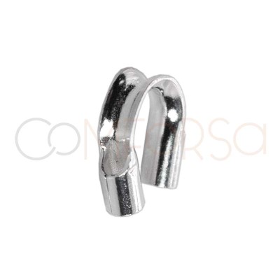 Cubre hilos 5.4 x 4mm plata 925ml