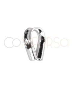 Cubre hilos 4 x 3mm plata 925ml